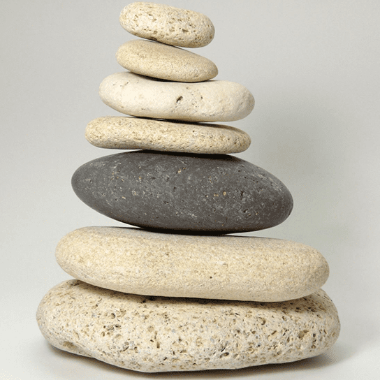 A stack of rocks is shown in this image.